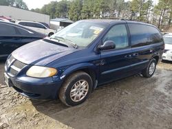 Salvage cars for sale at Seaford, DE auction: 2002 Dodge Grand Caravan EL