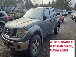 Nissan salvage cars for sale: 2007 Nissan Frontier Crew Cab LE