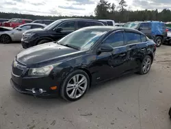 Salvage cars for sale at Harleyville, SC auction: 2012 Chevrolet Cruze LTZ