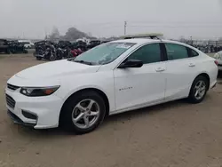 Chevrolet Malibu ls salvage cars for sale: 2018 Chevrolet Malibu LS