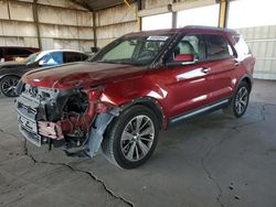 Salvage cars for sale from Copart Phoenix, AZ: 2018 Ford Explorer Limited