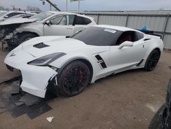 Chevrolet Corvette salvage cars for sale: 2017 Chevrolet Corvette Grand Sport 2LT