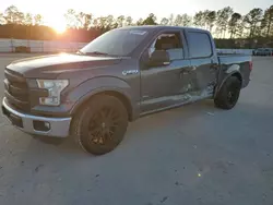 Salvage trucks for sale at Harleyville, SC auction: 2015 Ford F150 Supercrew