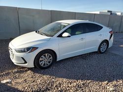 Salvage cars for sale at Phoenix, AZ auction: 2017 Hyundai Elantra SE