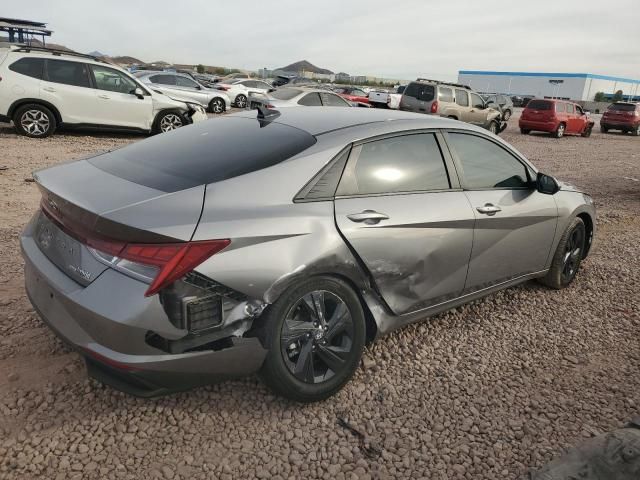 2021 Hyundai Elantra Blue