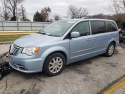 Salvage cars for sale at Bridgeton, MO auction: 2013 Chrysler Town & Country Touring