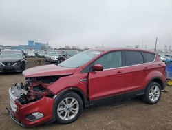 Salvage cars for sale from Copart Des Moines, IA: 2019 Ford Escape SE