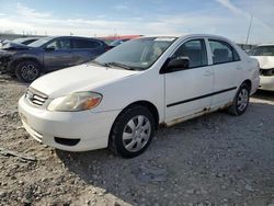 Vehiculos salvage en venta de Copart Cahokia Heights, IL: 2003 Toyota Corolla CE