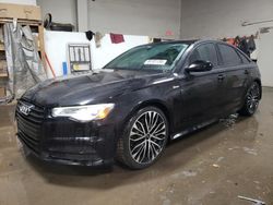 Salvage cars for sale at Elgin, IL auction: 2018 Audi A6 Premium