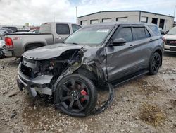 Salvage cars for sale from Copart Cahokia Heights, IL: 2021 Ford Explorer ST