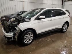 Salvage cars for sale at Franklin, WI auction: 2022 Ford Edge SEL