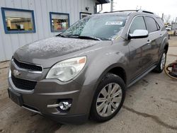 Salvage cars for sale from Copart Pekin, IL: 2011 Chevrolet Equinox LTZ