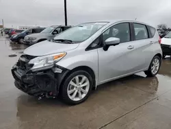 Salvage cars for sale at Grand Prairie, TX auction: 2016 Nissan Versa Note S