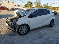 Toyota salvage cars for sale: 2015 Toyota Prius C