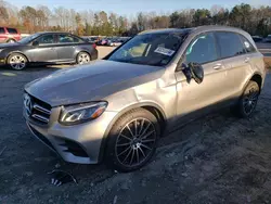 Salvage cars for sale from Copart Charles City, VA: 2019 Mercedes-Benz GLC 300 4matic