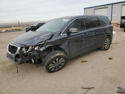 Salvage cars for sale at Albuquerque, NM auction: 2017 KIA Sedona EX