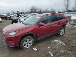 Toyota salvage cars for sale: 2021 Toyota Rav4 XLE