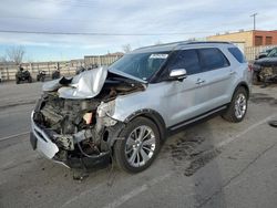 Salvage cars for sale from Copart Anthony, TX: 2019 Ford Explorer Limited