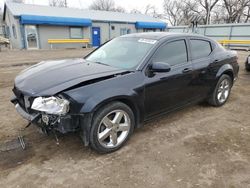 Salvage cars for sale at Wichita, KS auction: 2011 Dodge Avenger LUX