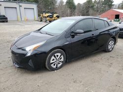 Salvage cars for sale at Mendon, MA auction: 2016 Toyota Prius