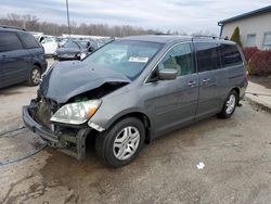 Salvage cars for sale at Louisville, KY auction: 2007 Honda Odyssey EXL