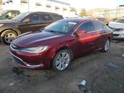 Chrysler salvage cars for sale: 2015 Chrysler 200 Limited