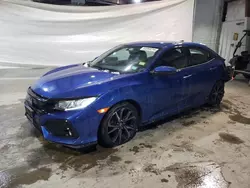 Salvage cars for sale at North Billerica, MA auction: 2017 Honda Civic Sport