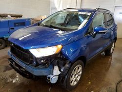 Ford Ecosport salvage cars for sale: 2018 Ford Ecosport SE