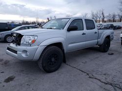 Salvage trucks for sale at Bridgeton, MO auction: 2009 Toyota Tacoma Double Cab Long BED