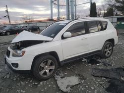 Salvage cars for sale at Windsor, NJ auction: 2016 Jeep Compass Latitude