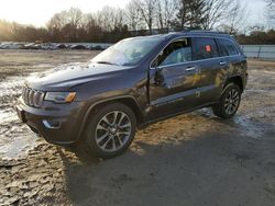 Salvage cars for sale at North Billerica, MA auction: 2017 Jeep Grand Cherokee Overland