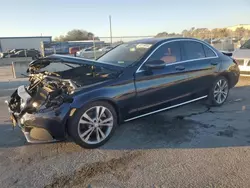 Vehiculos salvage en venta de Copart Orlando, FL: 2017 Mercedes-Benz C300