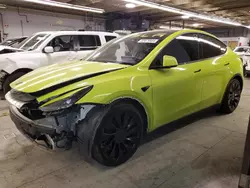 Tesla Model y salvage cars for sale: 2022 Tesla Model Y