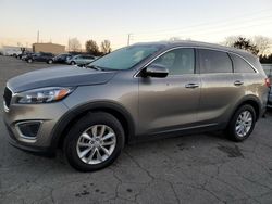 Salvage cars for sale at Moraine, OH auction: 2016 KIA Sorento LX