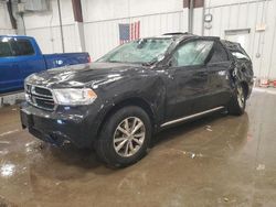 Salvage cars for sale at Franklin, WI auction: 2014 Dodge Durango Limited