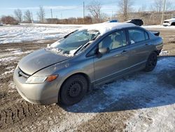 Honda salvage cars for sale: 2008 Honda Civic LX