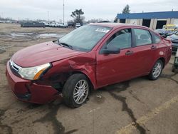 2010 Ford Focus SE en venta en Woodhaven, MI