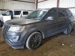 Ford Explorer xlt salvage cars for sale: 2017 Ford Explorer XLT