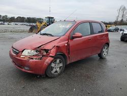 2007 Chevrolet Aveo Base en venta en Dunn, NC