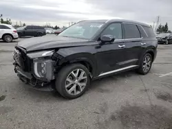 Salvage cars for sale at Rancho Cucamonga, CA auction: 2021 Hyundai Palisade Limited