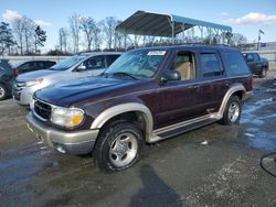 Salvage cars for sale at Spartanburg, SC auction: 2000 Ford Explorer Eddie Bauer