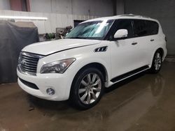 Salvage cars for sale at Elgin, IL auction: 2012 Infiniti QX56