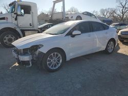 Salvage cars for sale at Wichita, KS auction: 2020 Ford Fusion SE