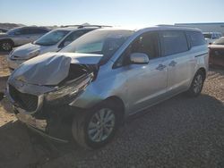 Salvage cars for sale at Phoenix, AZ auction: 2017 KIA Sedona LX