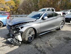 Infiniti Vehiculos salvage en venta: 2018 Infiniti Q60 Luxe 300