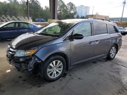 Salvage cars for sale at Gaston, SC auction: 2014 Honda Odyssey EXL