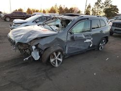 Salvage cars for sale at Denver, CO auction: 2021 Jeep Cherokee Limited