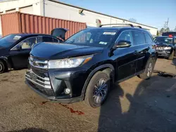 Salvage cars for sale at New Britain, CT auction: 2019 Toyota Highlander SE