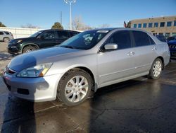 Honda salvage cars for sale: 2006 Honda Accord EX