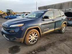 Salvage cars for sale at Fredericksburg, VA auction: 2018 Jeep Cherokee Limited